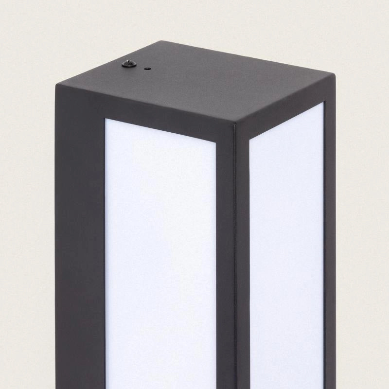 Buitenlamp opaal RVS zwart e27 32 cm