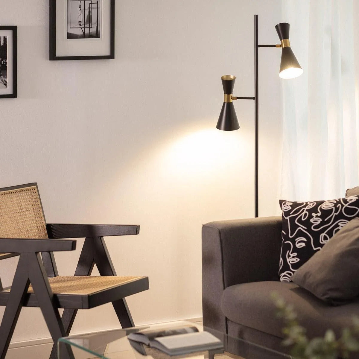 Vloerlamp verstelbaar leeslamp modern e14