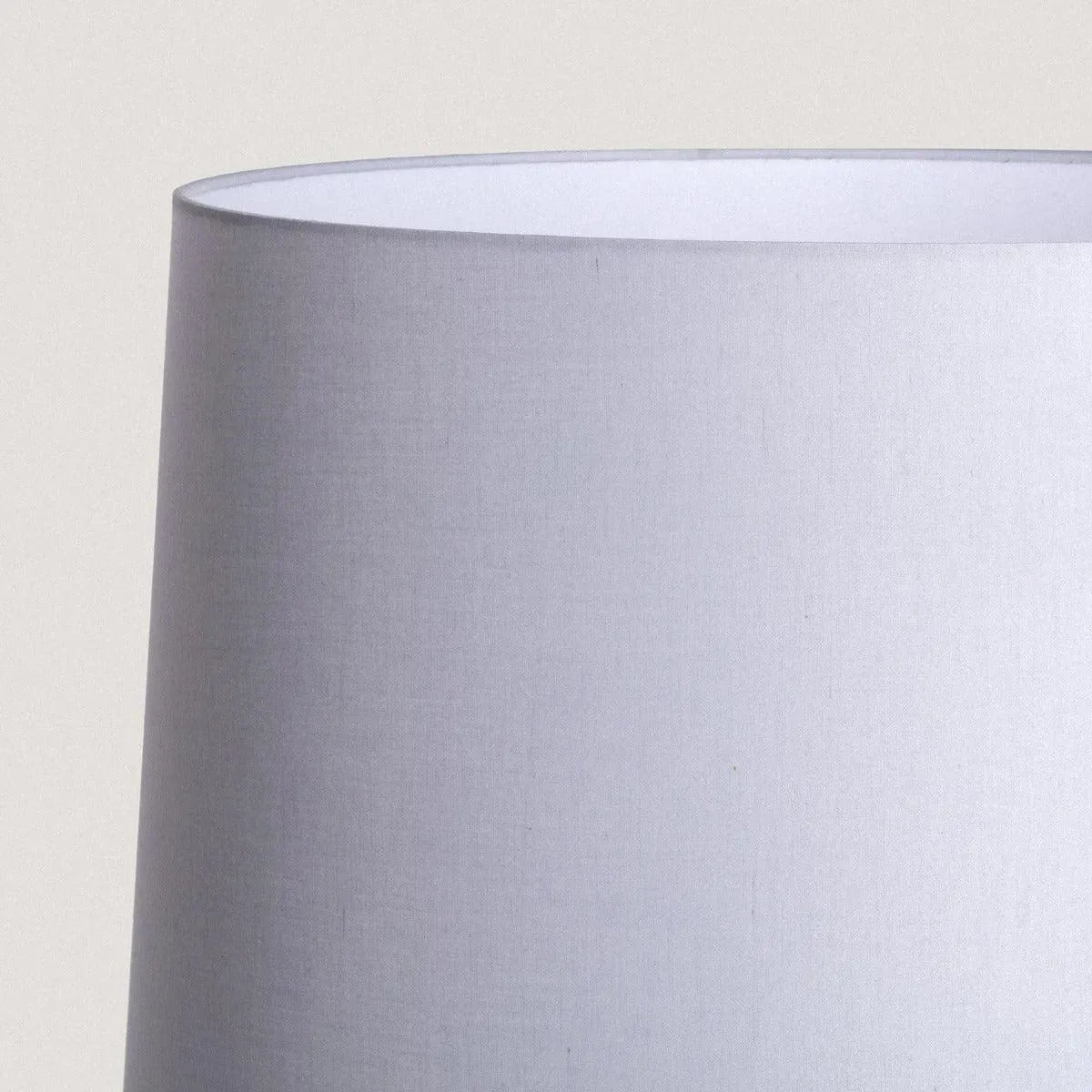 Vloerlamp met 3 houten poten & stoffen E27 fitting 'Melchior' 162 cm - FOIR