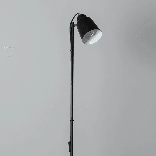 zwarte vloerlamp e27 fitting stekker schakelaar