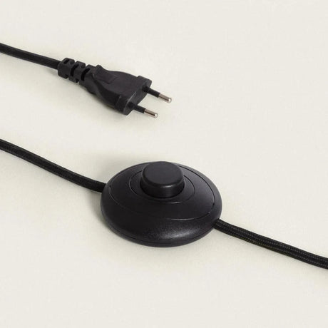 Staande vloerlamp goud met glazen kap E27 fitting en vloerschakelaar 'Gesina' 151 cm - FOIR