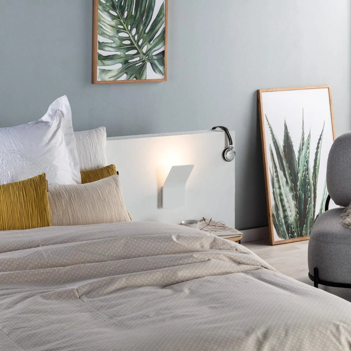 Wandlamp Lerna Wit LED 6W - FOIR