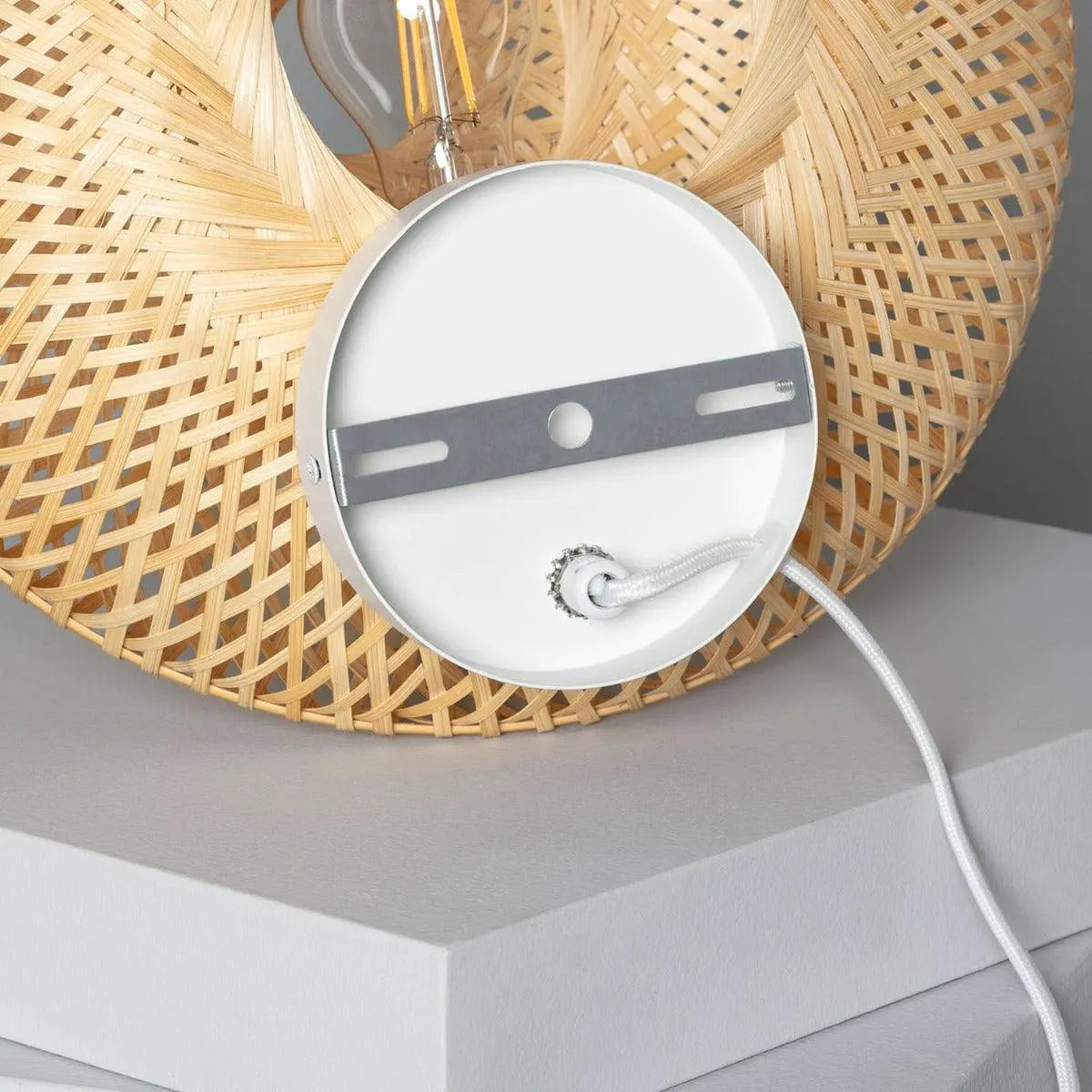 Wamdlamp hout gevlochten led lamp naast bed led lamp met schakelaar