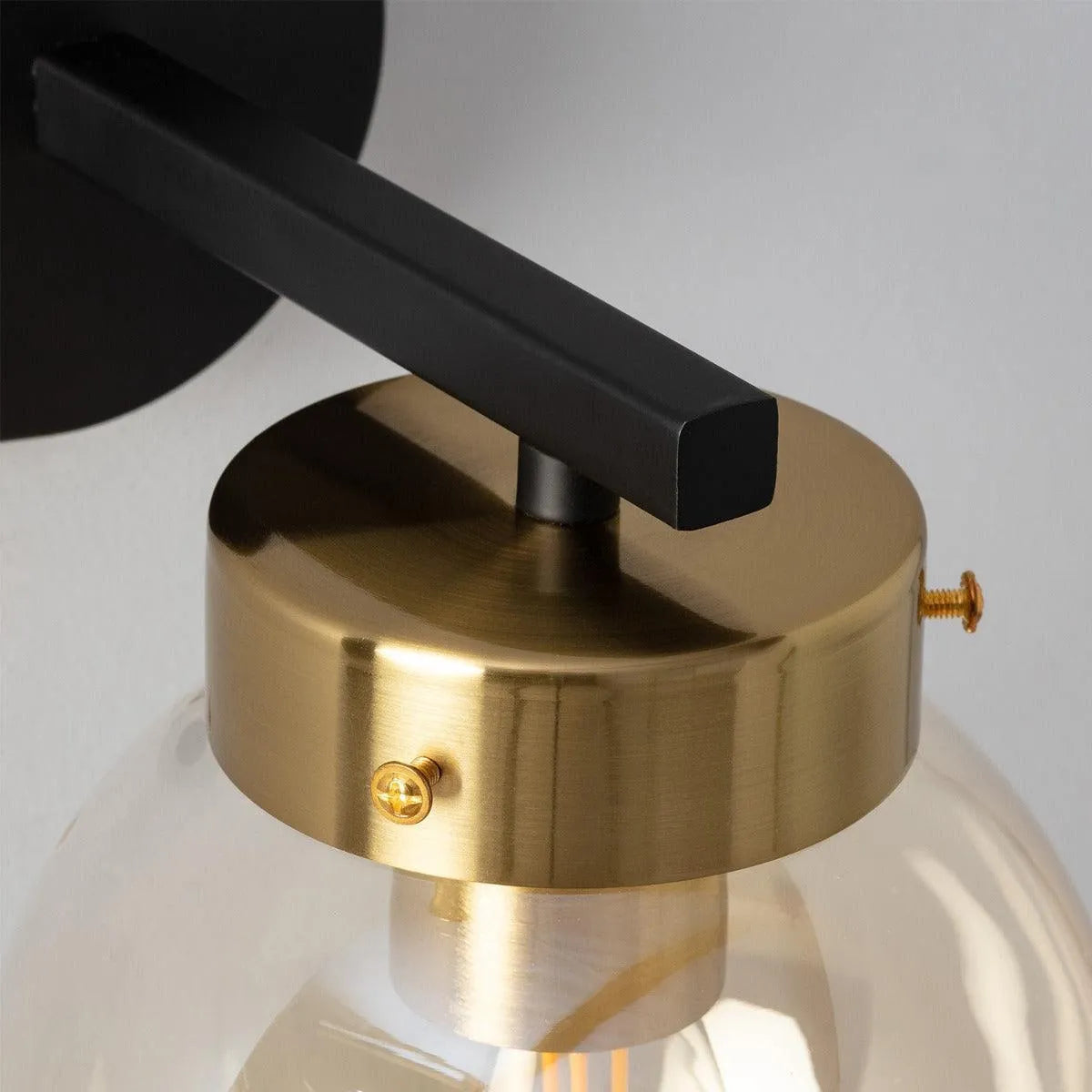 Wandlamp slaapkamer goud e27 fitting