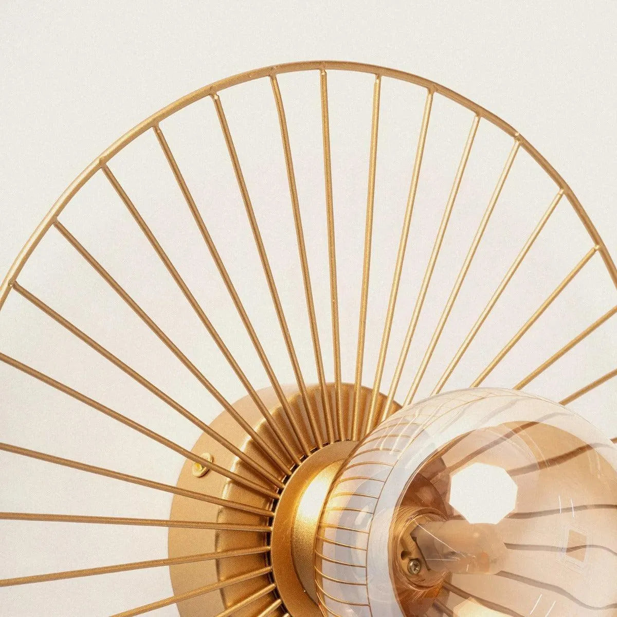 Wandlamp goud modern met G9 fitting 'Jeanne' 30 cm - FOIR