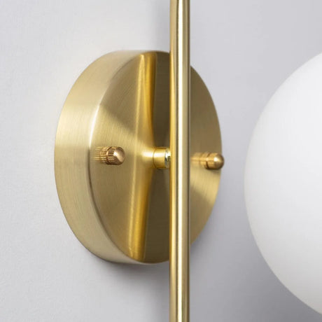 Wandlamp goud 'Mono' wandlamp E14 muur verlichting modern 18 cm - FOIR