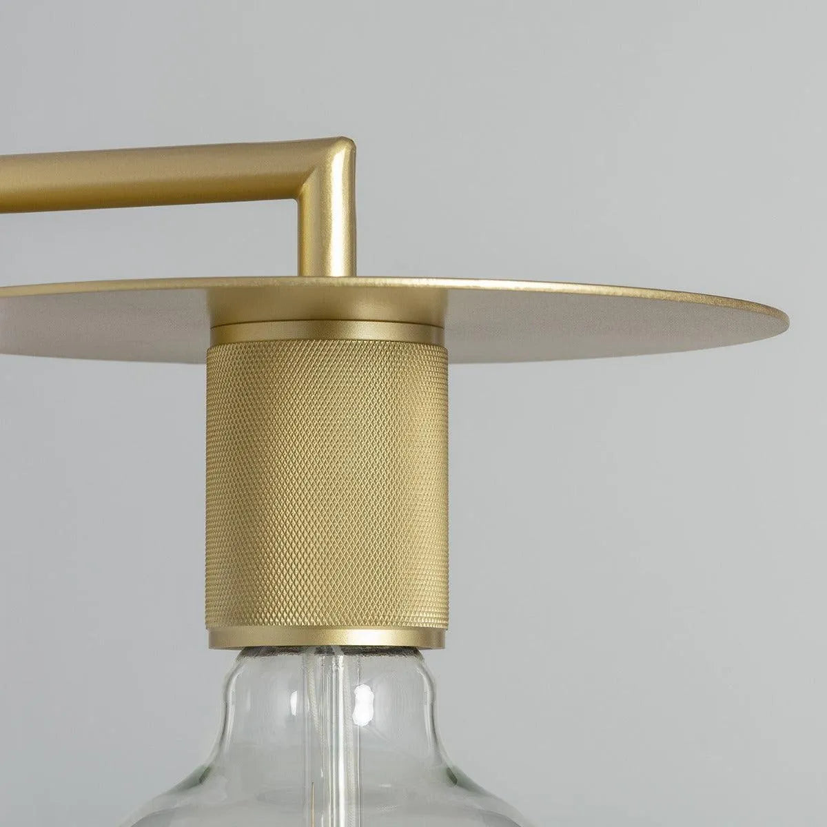 Metaal wandlamp goud e27 fitting hoek