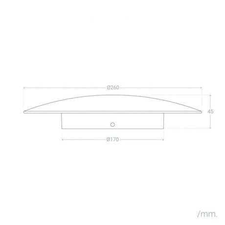 Wandlamp goud 'Ayla' groot rond led 18W modern 26 cm - FOIR