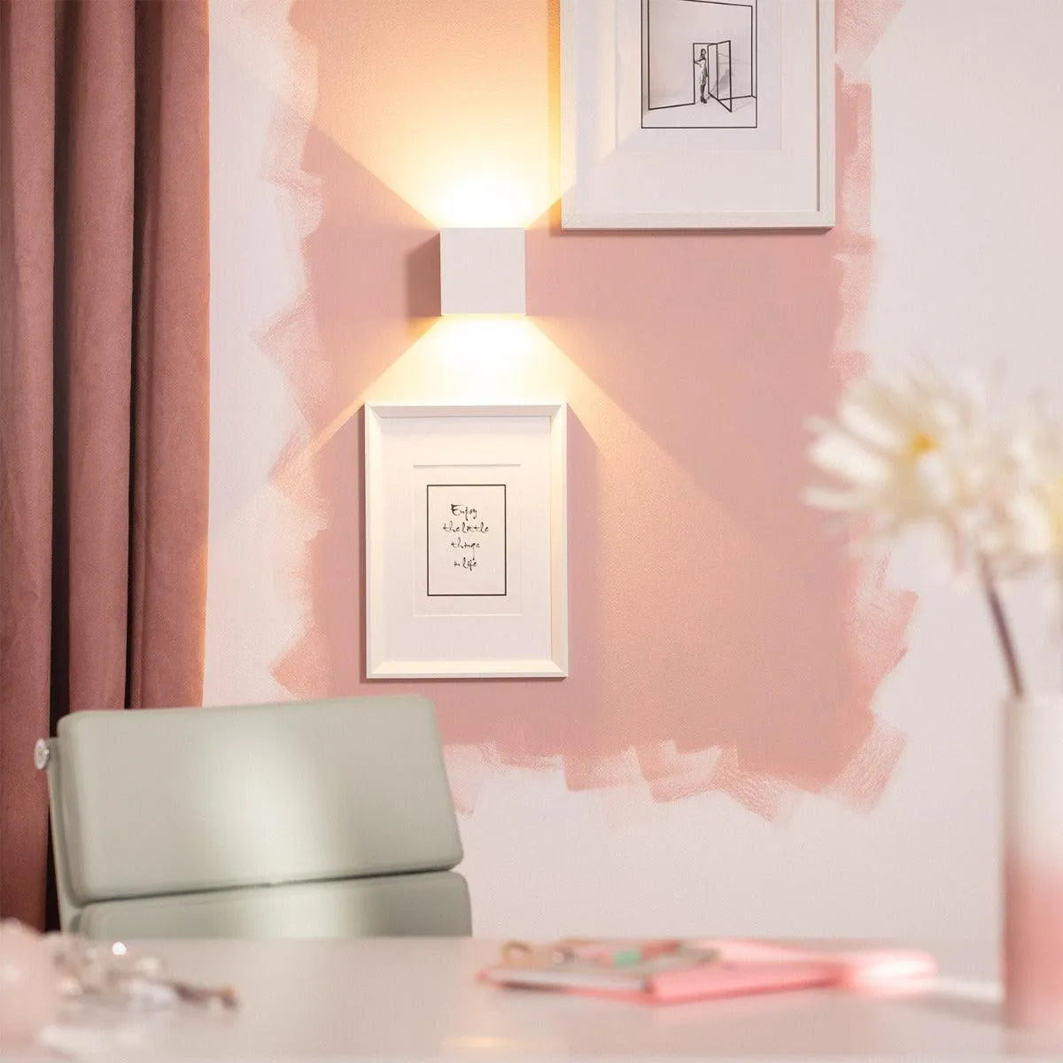 buitenlamp vierkant warm wit led lamp verstelbaar