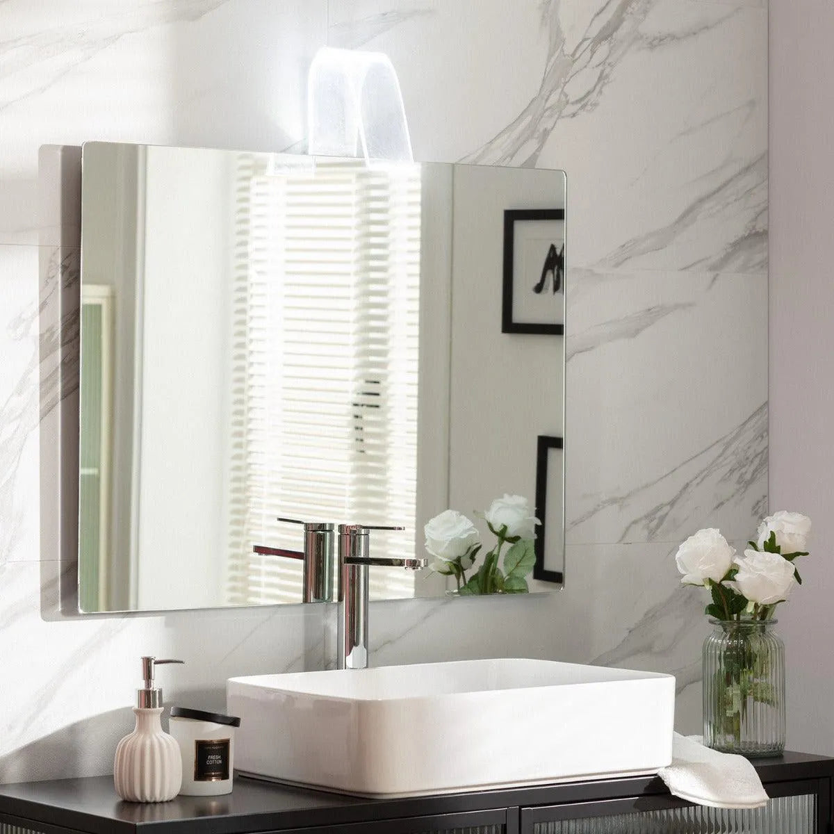 wandlamp met ingebouwde LED lichtbron badkamer spiegellamp led