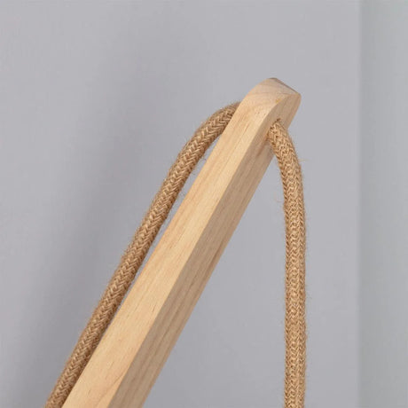 Wandlamp met stekker stoffen kap slaapkamer