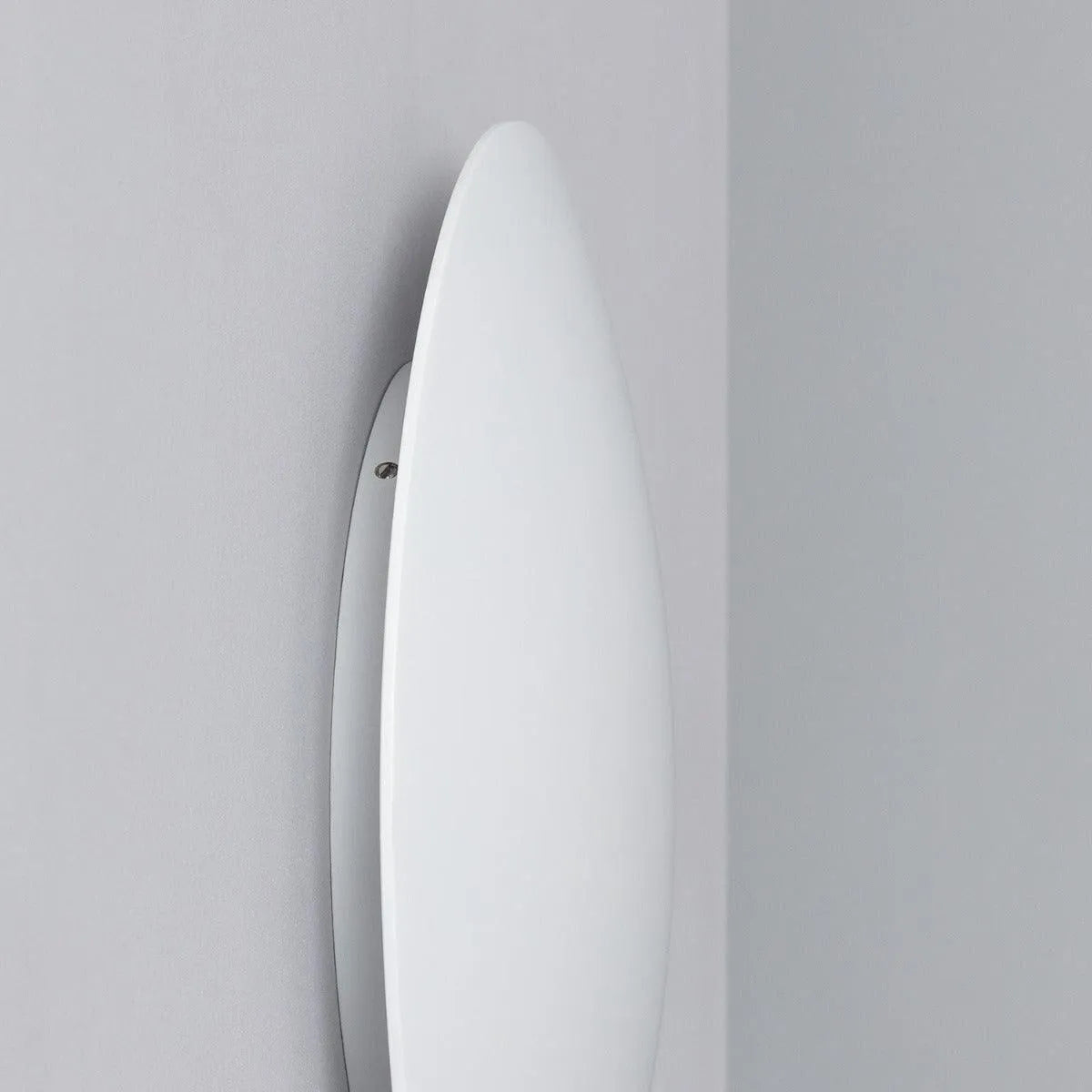 Wandlamp wit 'Ayla' groot rond led modern 260mm - FOIR