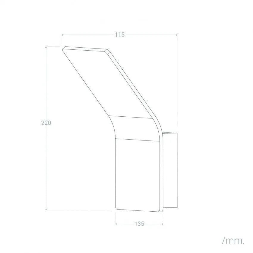 Wandlamp Lerna Wit LED 6W - FOIR
