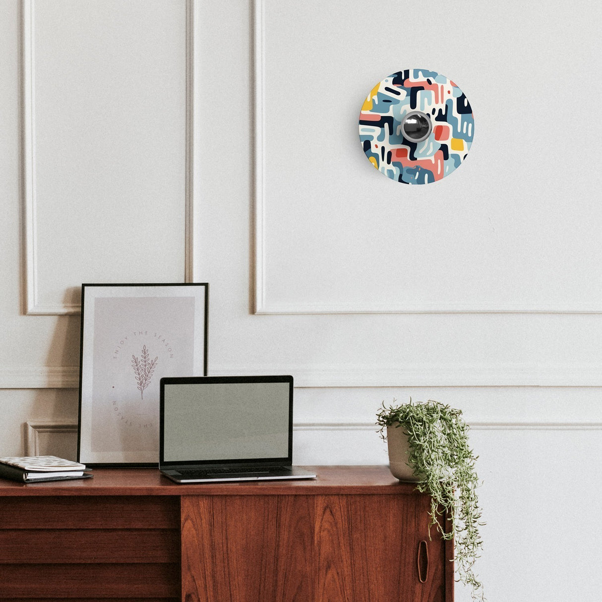 Wandlamp retro rond reflector design IP44