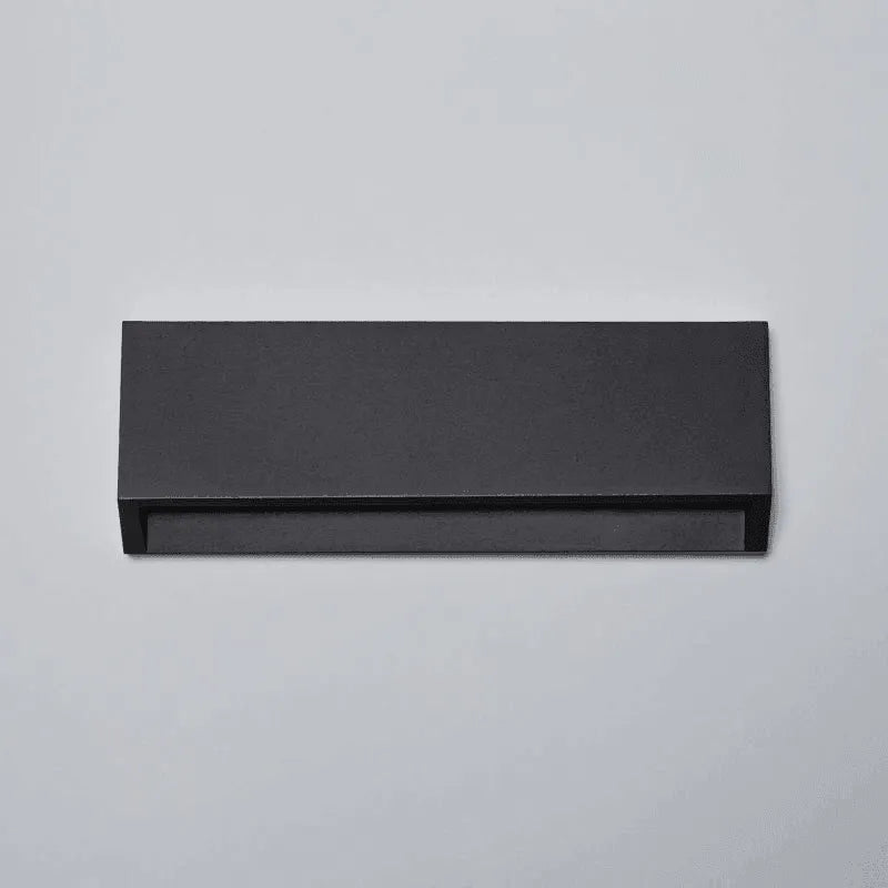 Wandlamp gevelverlichting breed 158mm 3W led lamp zwart KWL-158 IP65 - FOIR