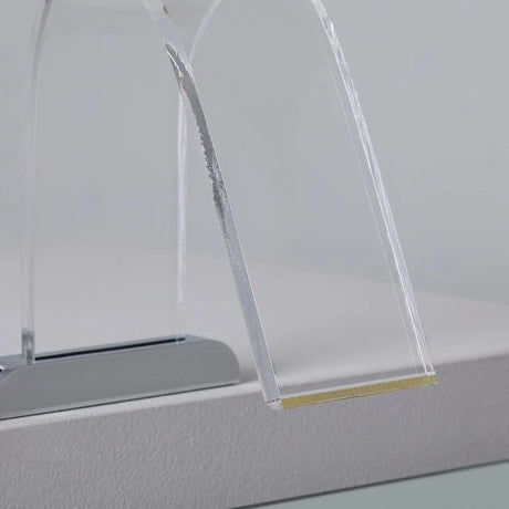 plexiglas wandlamp aluminium en LED lichtbron