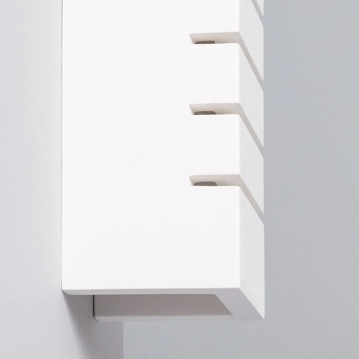 Wandlamp wit 'Coral' gips modern E14 fitting 245mm - FOIR