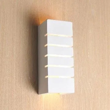 Wandlamp steen wit modern