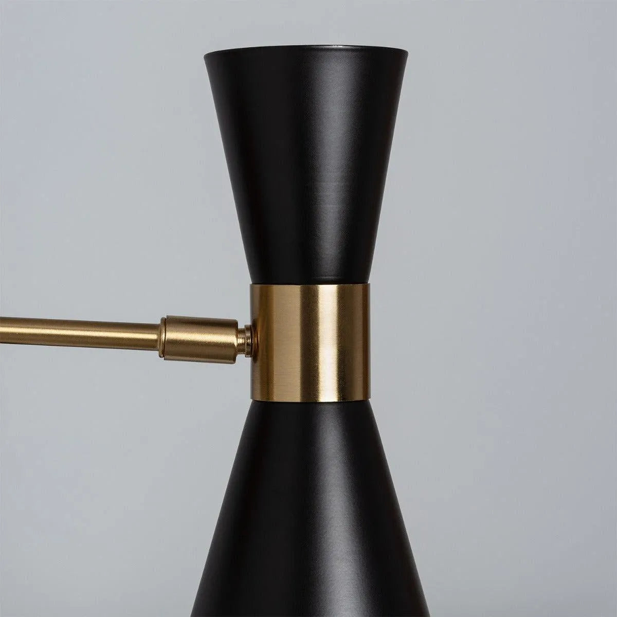 Wandlamp goud zwart verstelbaar led lamp