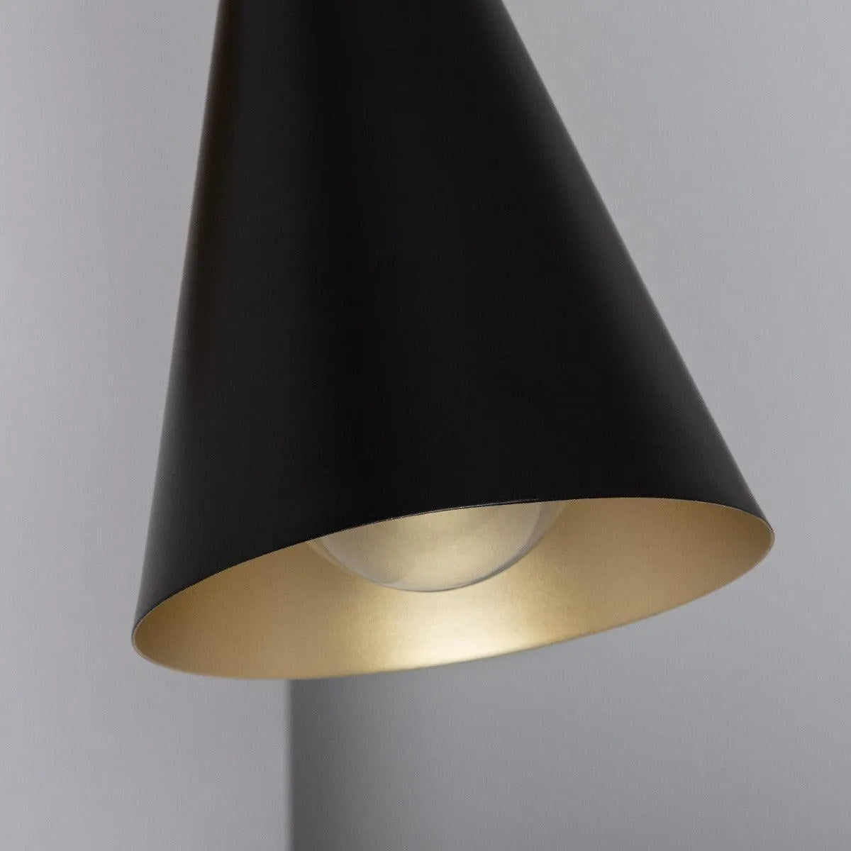 Wandlamp zwart goud e14 fitting verstelbaar metaal