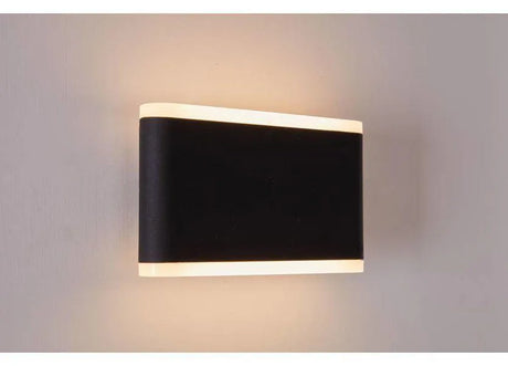 Buitenlamp zwart dimbaar 'Franca' Led warm wit 2700K IP65 - FOIR