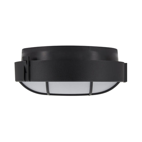 Buitenlamp zwart rond 220mm E27 fitting