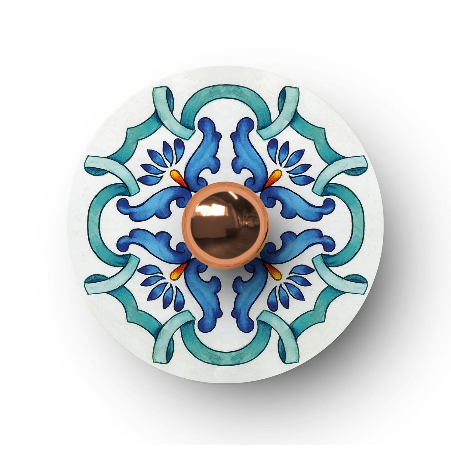 Wandlamp met Reflector rond led design Retro