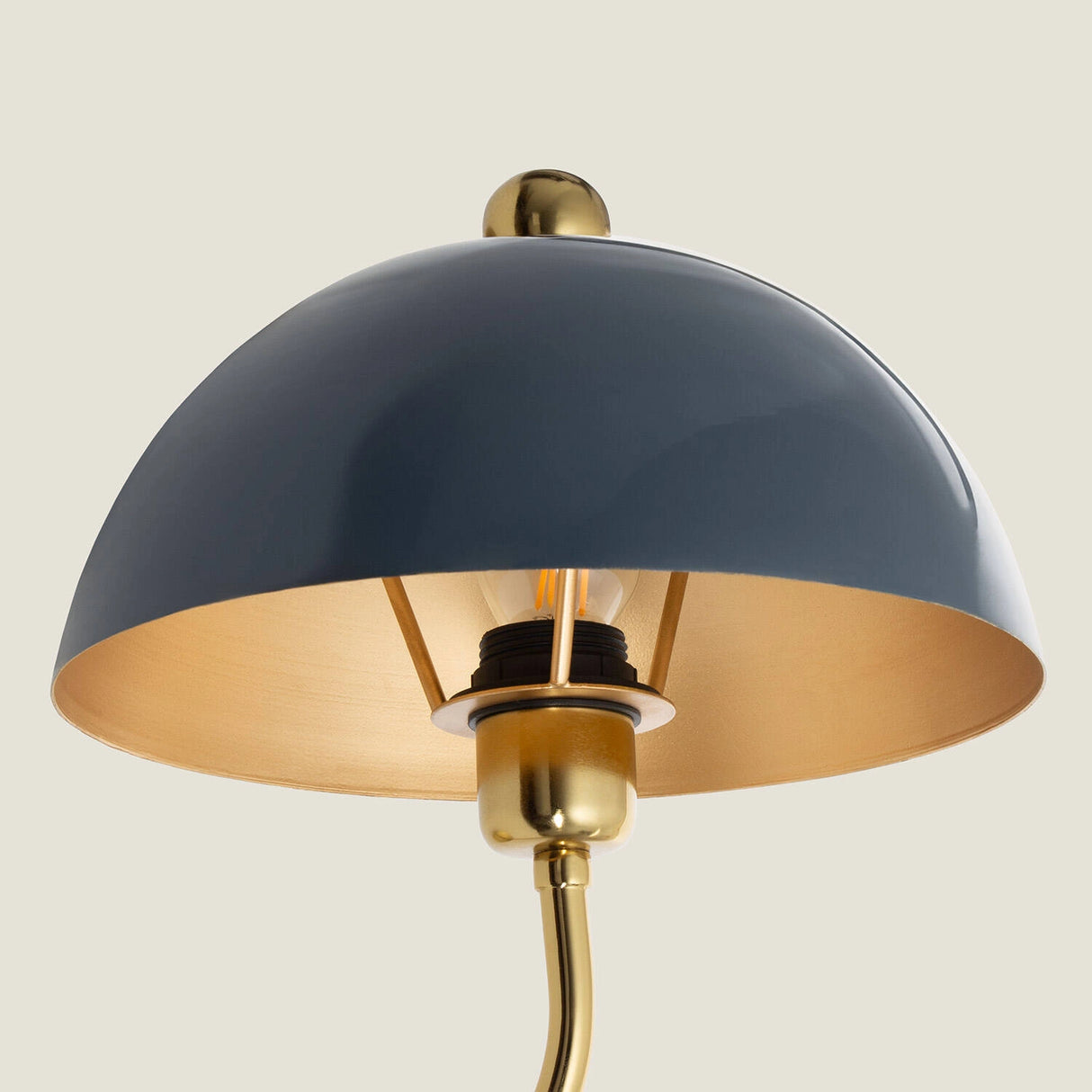 Wandlamp goud blauw e27 fitting