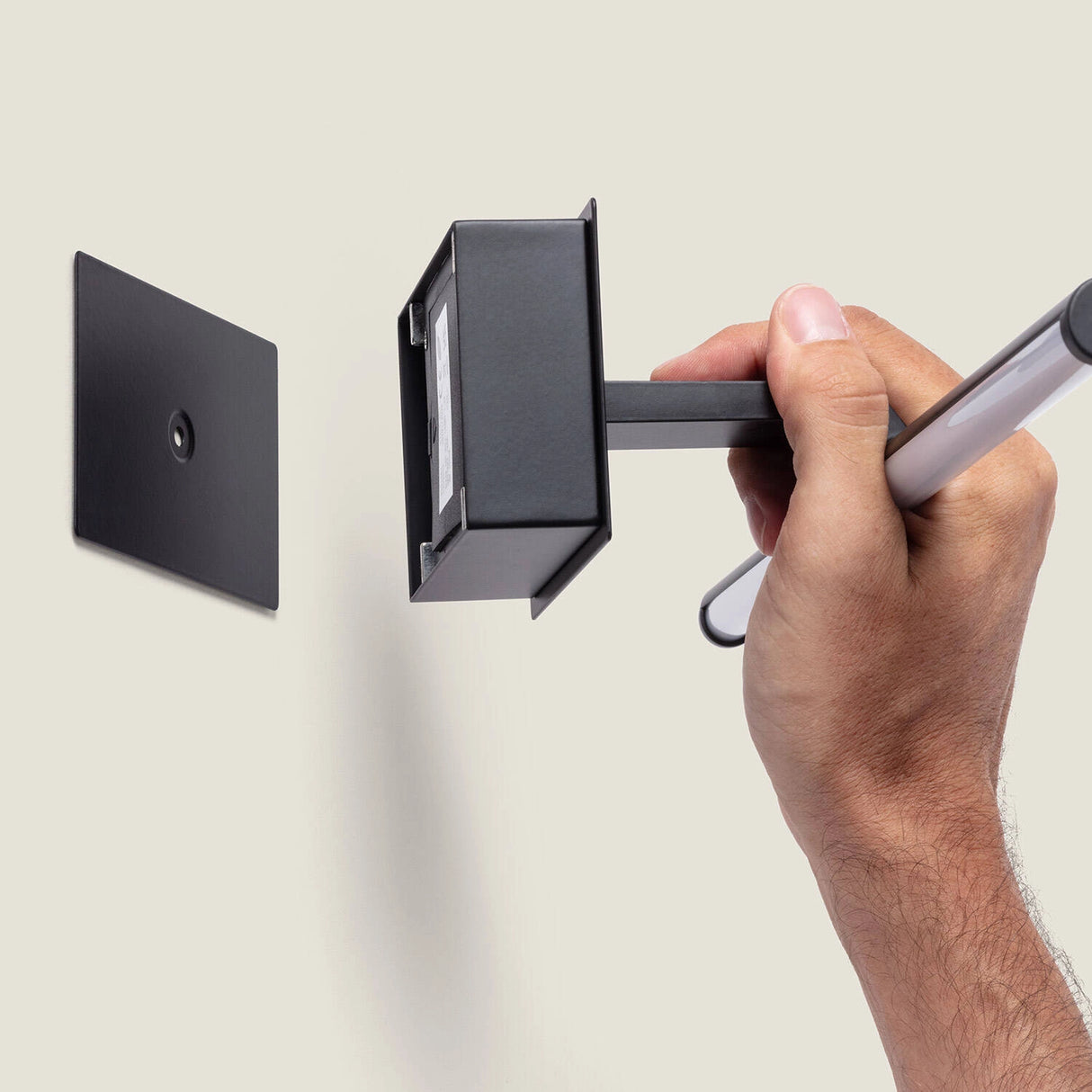 Wandlamp schilderij verlichting metaal met batterij 40 cm