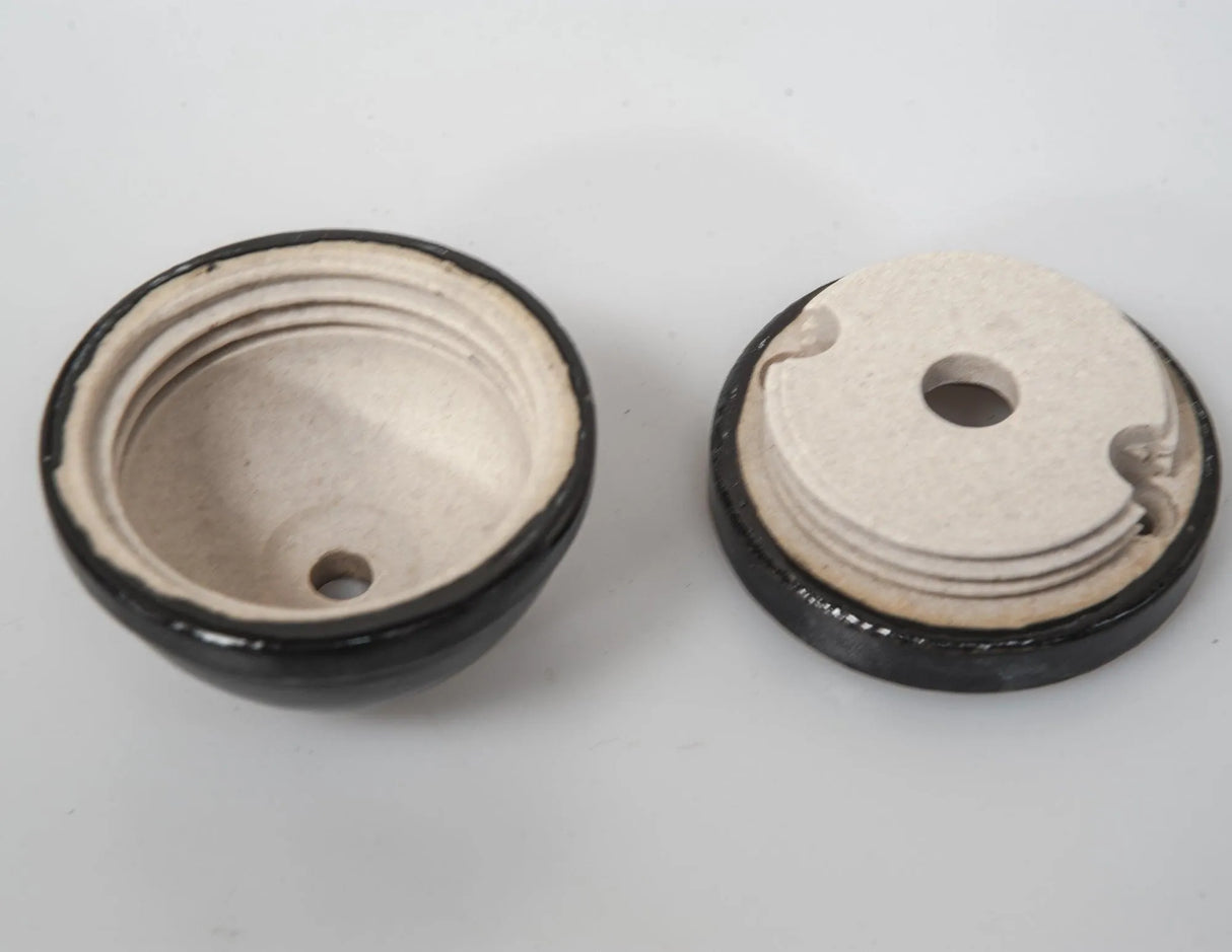 Zwart keramische plafond roos porselein