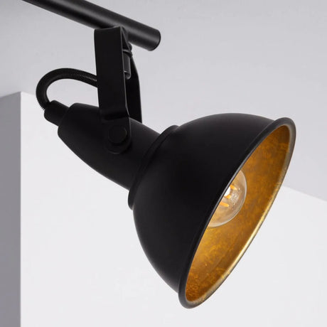 plafondspot zwart goud e14 fitting modern led lamp