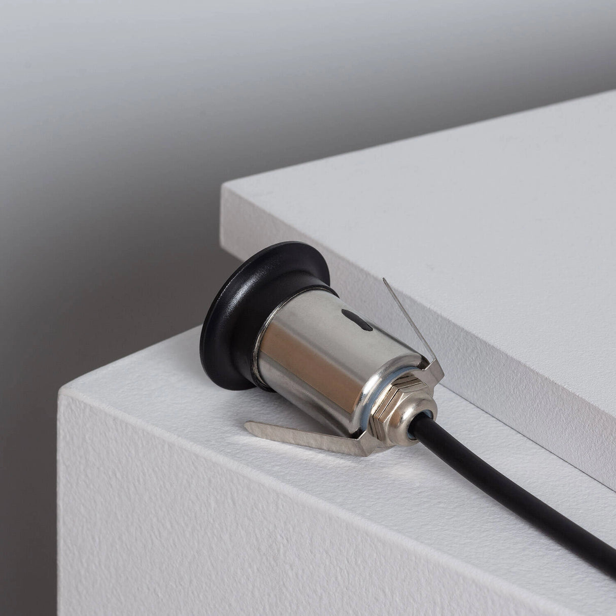 Grondspot zwart led 1W Tirano 2700k warm wit IP65 12V