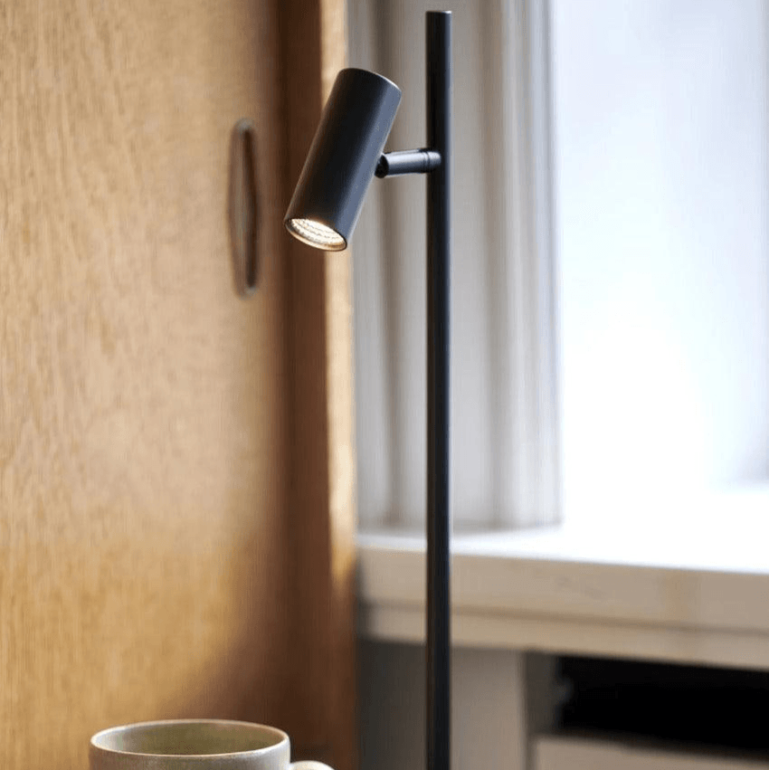 Tafellamp Zwart schakelaar 'Omari' 40 cm - FOIR