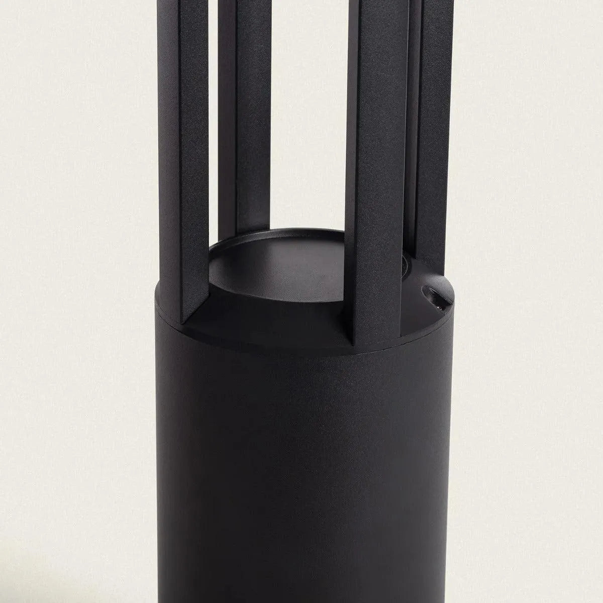 Staande lamp 'Elda' modern led lamp rond zwart 7W IP54 60 cm - FOIR