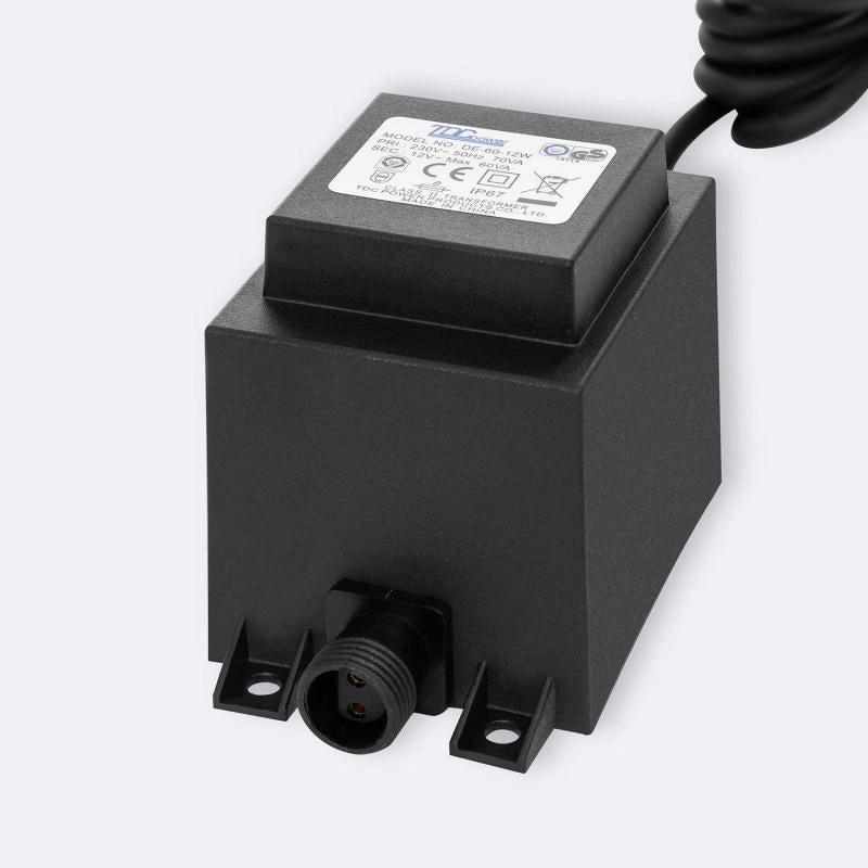Voeding AC 12V 60W ip67 Easyfit Zwart