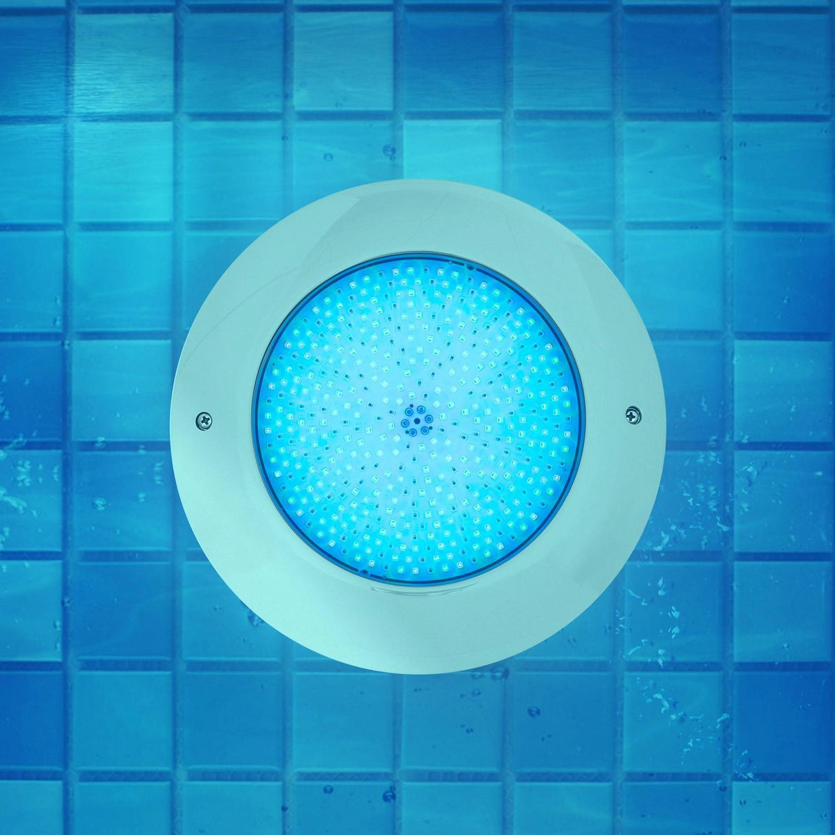 Zwembadlamp Opbouw LED 20W IP68 RVS 12V dc 20W IP68 6000K koel wit