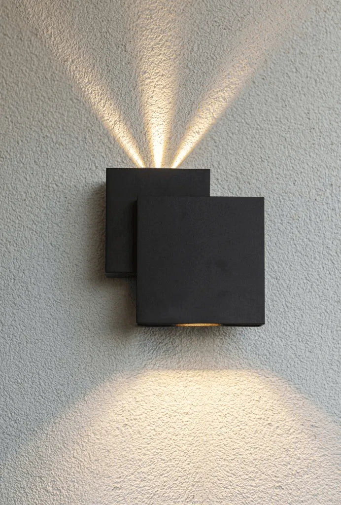 Buitenlamp Rialto gevelverlichting mat zwart met ingebouwde LED (3000K) - FOIR
