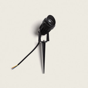 Grondspot zwart 12V easyfit 7W led 2700K warm wit