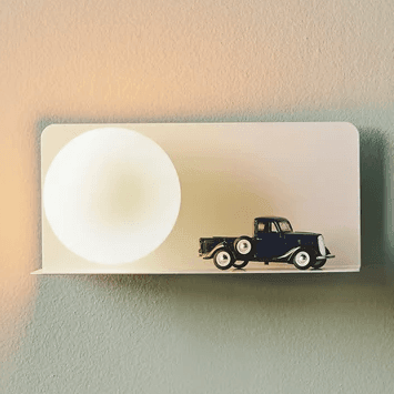 Witte wandlamp opaalglas met plankje Nordlux Lilibeth - FOIR