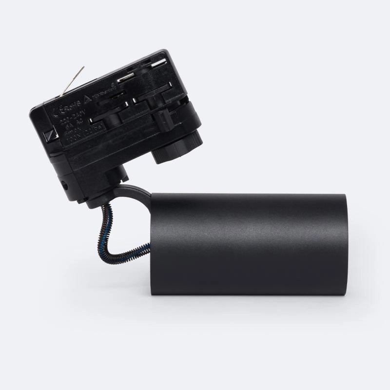 Railspot 3-fase zwart / wit GU10 fitting