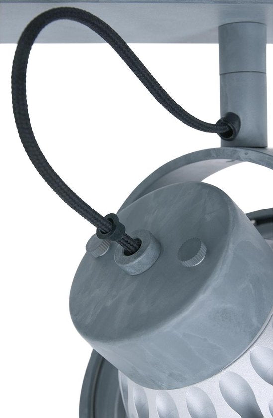 Spot Mexlite Lenox - Grijs 2 spots warm wit