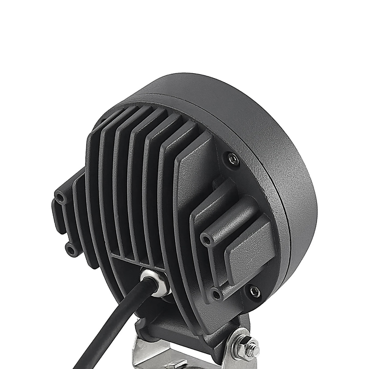 Lindby Emar LED prikspot in donkergrijs 9w 3000K