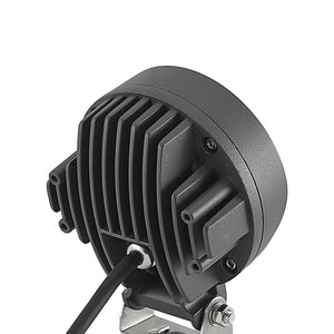 Lindby Emar LED prikspot in donkergrijs 9w 3000K