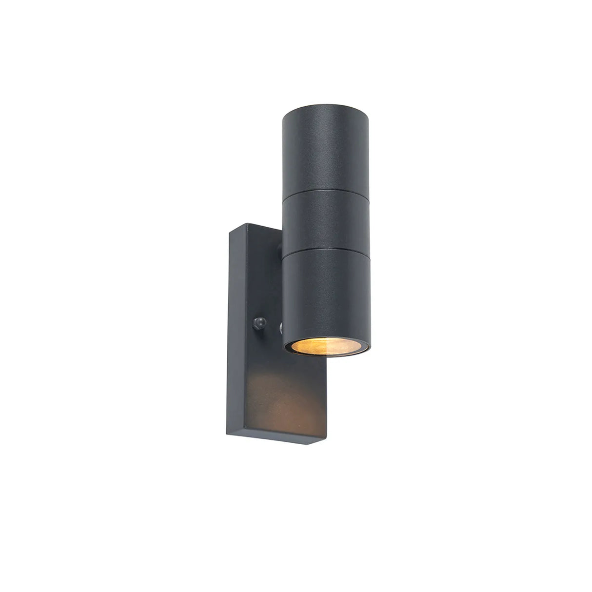 Buitenlamp met lichtsensor 'Blake' up down 2X GU10 zwart