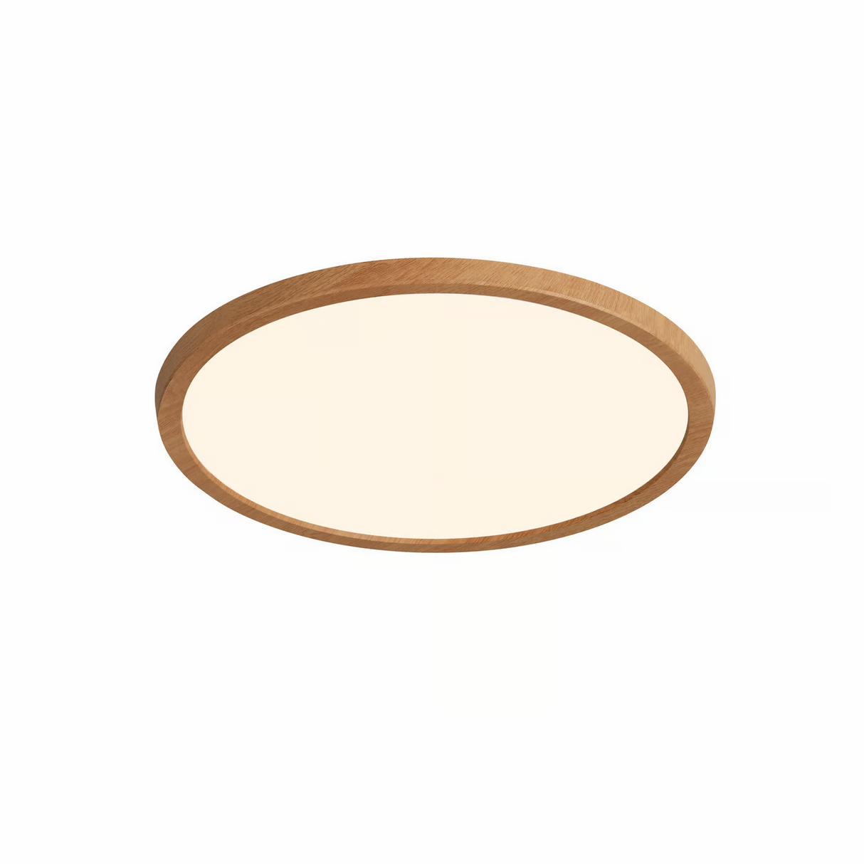 Plafondlamp hout Oja 29 2700k warm wit rond 29cm dimbaar
