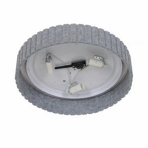Plafondlamp rond Stof led lamp Corato 42cm