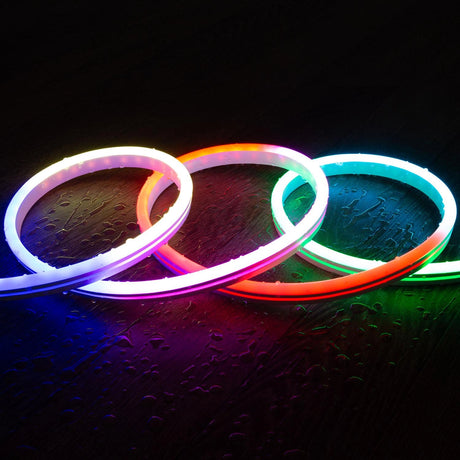 RBG led strip warm wit led