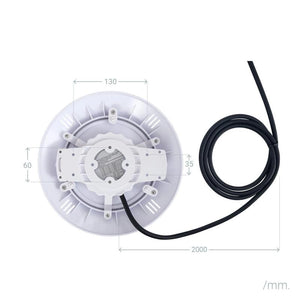 Zwembadlamp RGBW LED & afstandsbediening IP68 wit 20W