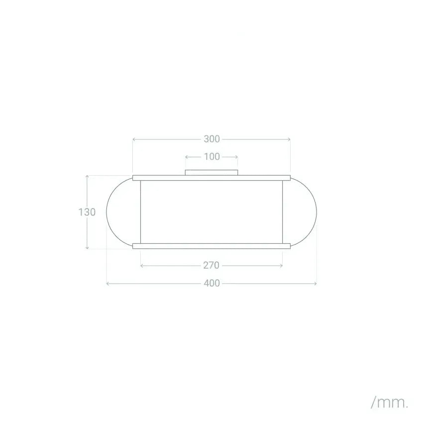 Afmetingen ronde plafondlamp rotan e27 fitting 