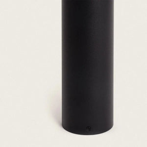 Staande tuinlamp zwart & smoke met E27 fitting aluminium 'Trentino' - FOIR